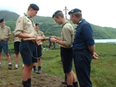 La remise du Fanion d'honneur