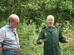 Visite de la fort par notre gardien de l'ONF