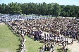 La Grande Messe avec tous les participants de l'Eurojam  Czestochowa