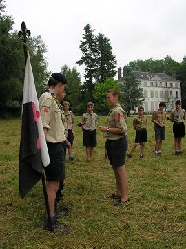 Hubert reoit sa seconde classe