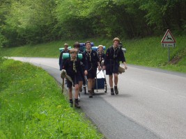 La patrouille du livre pendant le Rallye